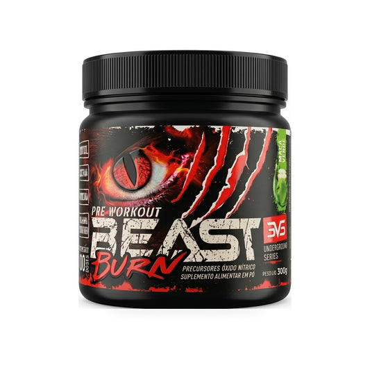 Pré-Treino Beast Burn Maçã Verde 300g