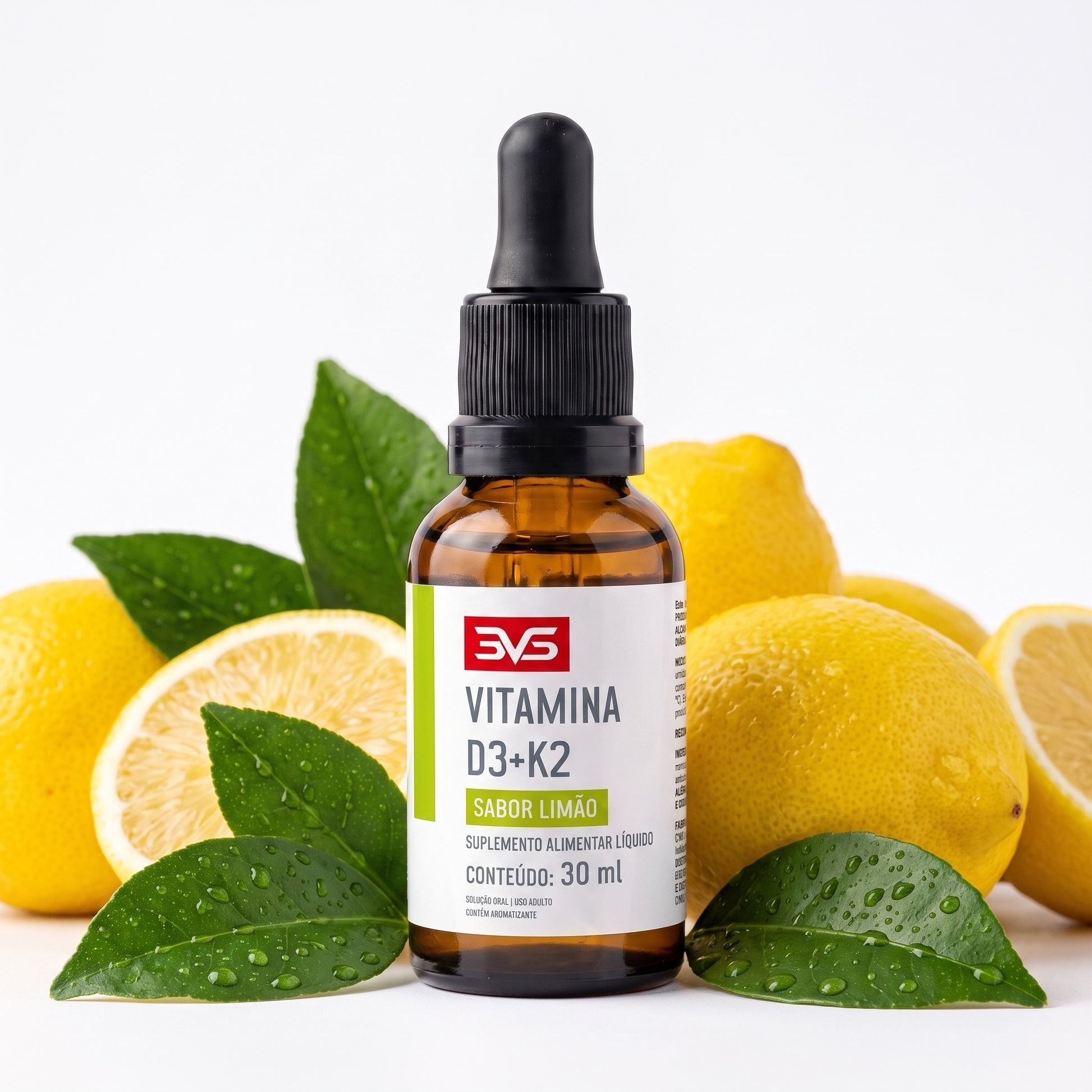 Vitamina D3+K2 Gotas 30ml 3VS — limao