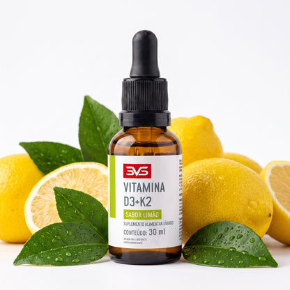 Vitamina D3+K2 Gotas 30ml 3VS — limao