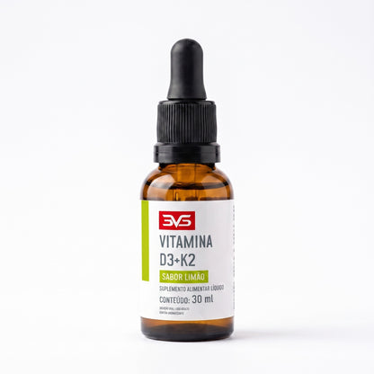 Vitamina D3+K2 Gotas 30ml 3VS — pote