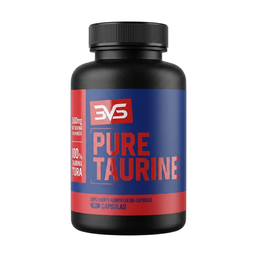 Taurina Pure 1500mg – 60 Cápsulas