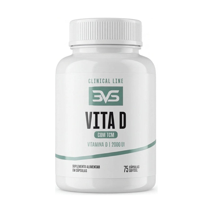 Vitamina D 2000UI com TCM 75 Cápsulas Softgel