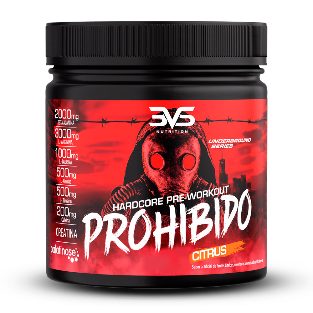 Prohibido Hardcore 360g – Pré-Treino