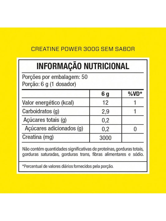Creatina Power 300g — imagem 2