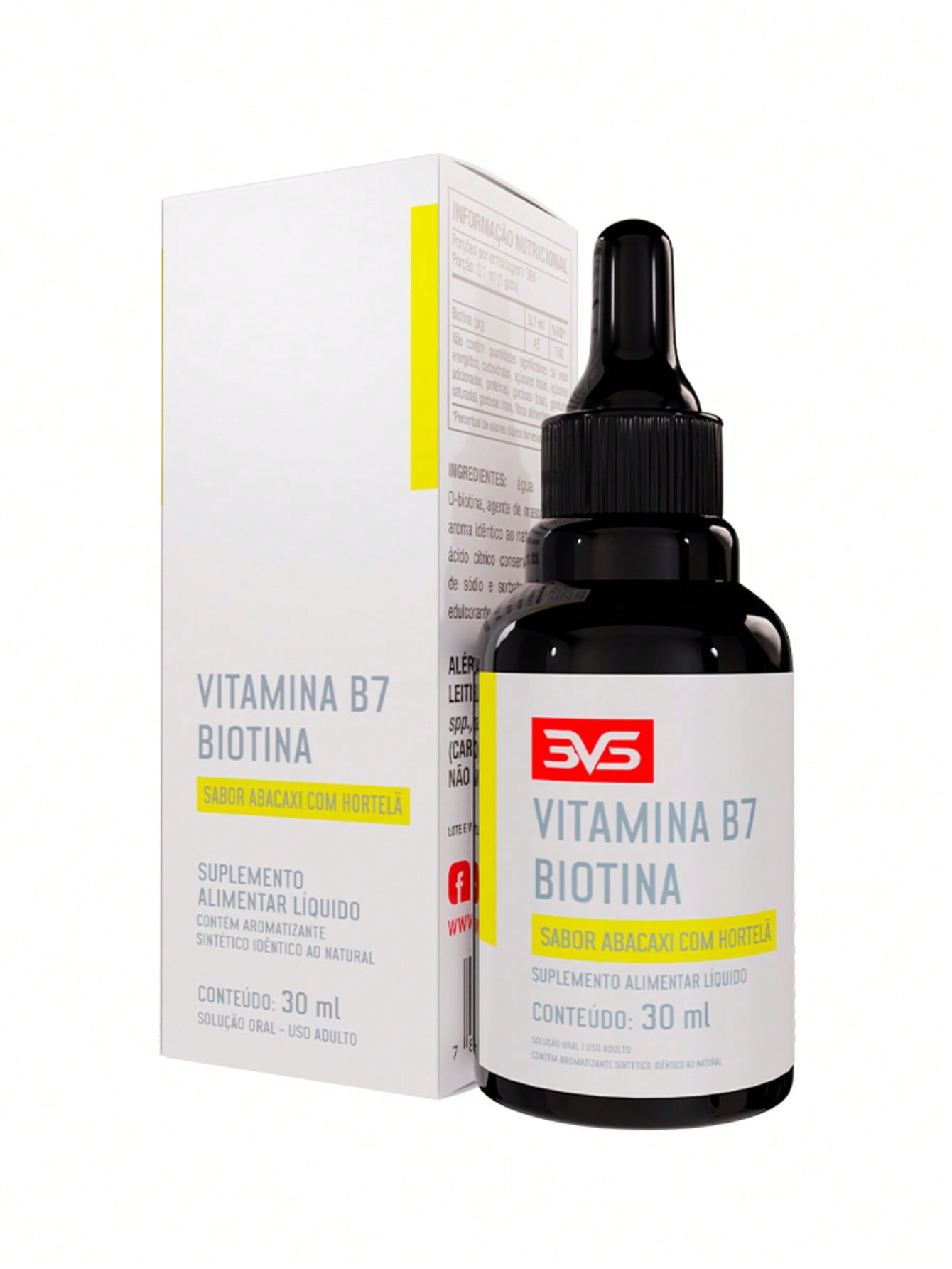 BIOTINA - VITAMINA B7 - 30ml — 3VS Nutrition