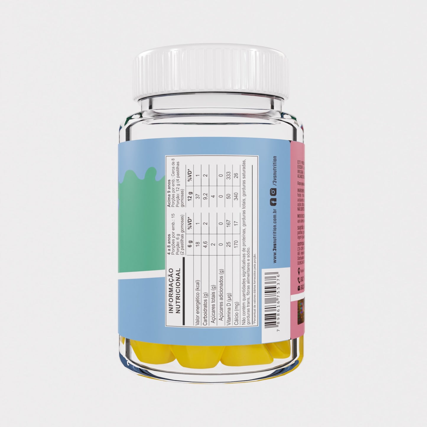KIDS CALCIUM+VITAMIN D3 - 30 GOMAS — imagem 2
