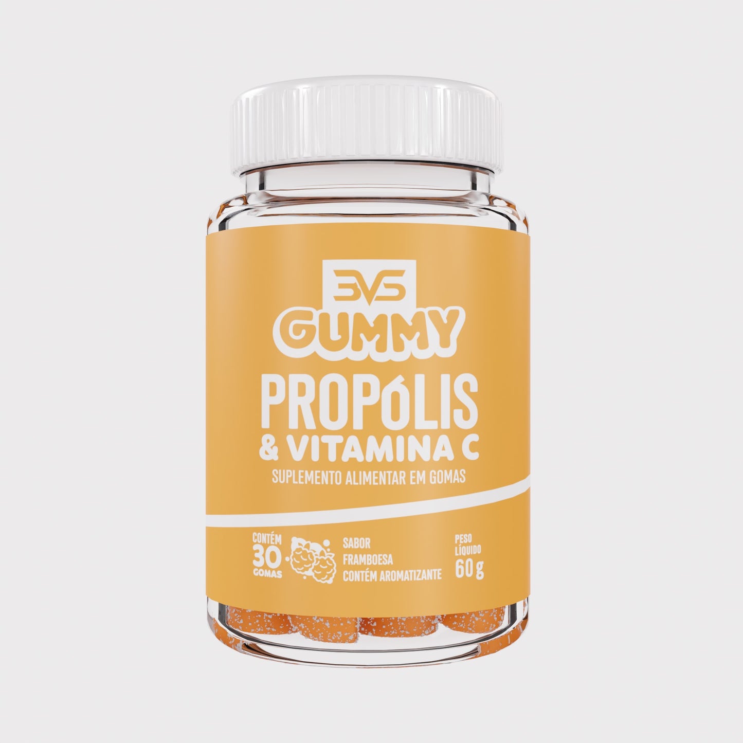 PROPOLIS E VITAMINA C - 30 GOMAS — 3VS Nutrition