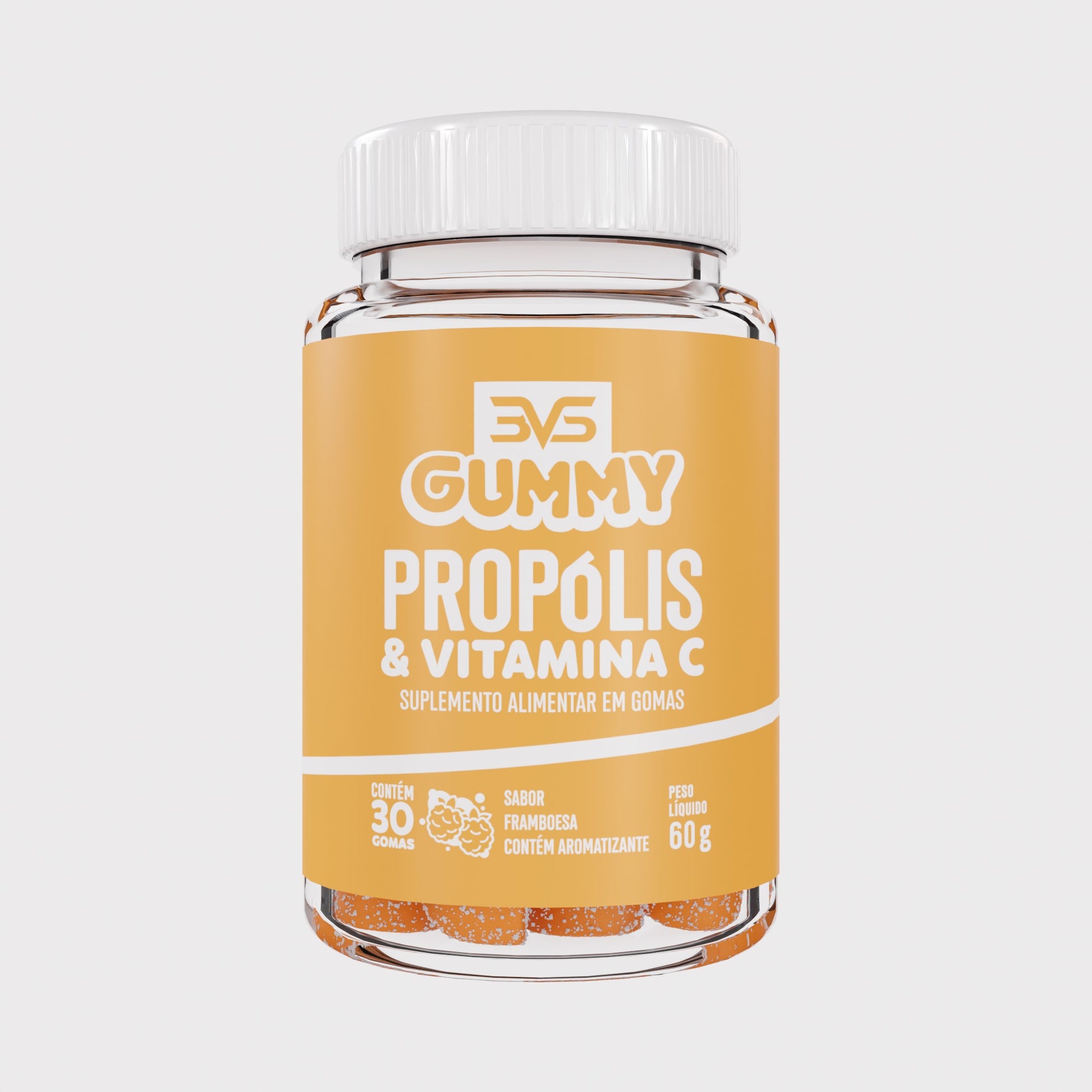 PROPOLIS E VITAMINA C - 30 GOMAS — 3VS Nutrition
