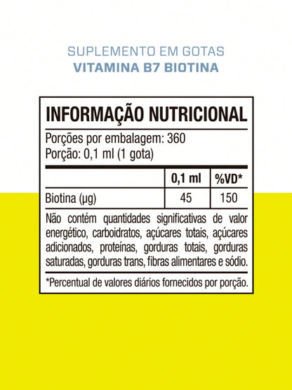 BIOTINA - VITAMINA B7 - 30ml — imagem 2