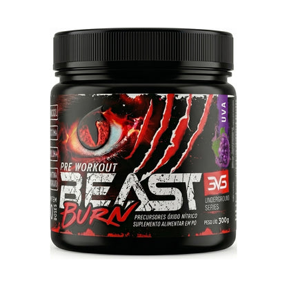 Pré-Treino Beast Burn 300g - 50 Doses | 3VS Nutrition