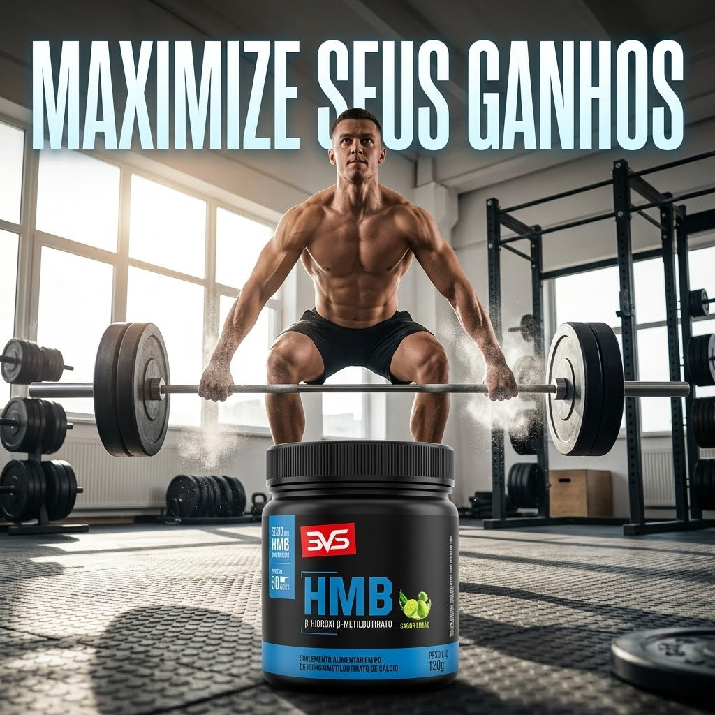 HMB 3000mg em Pó – Anticatabólico | 3VS