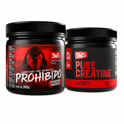 Kit Prohibido Strawberry Margarita + Creatina Pure 300g — cena ChatGPT (Albert)