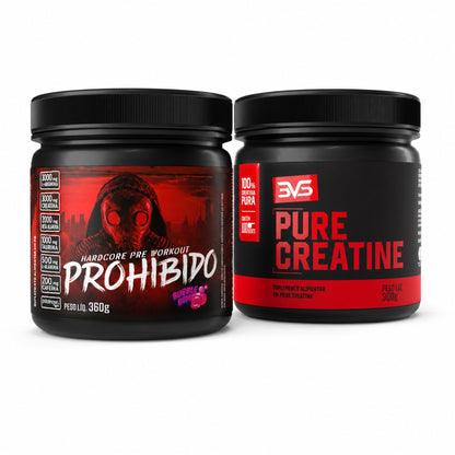 Kit Prohibido Bubble Gum + Creatina Pure 300g — cena ChatGPT (Albert)