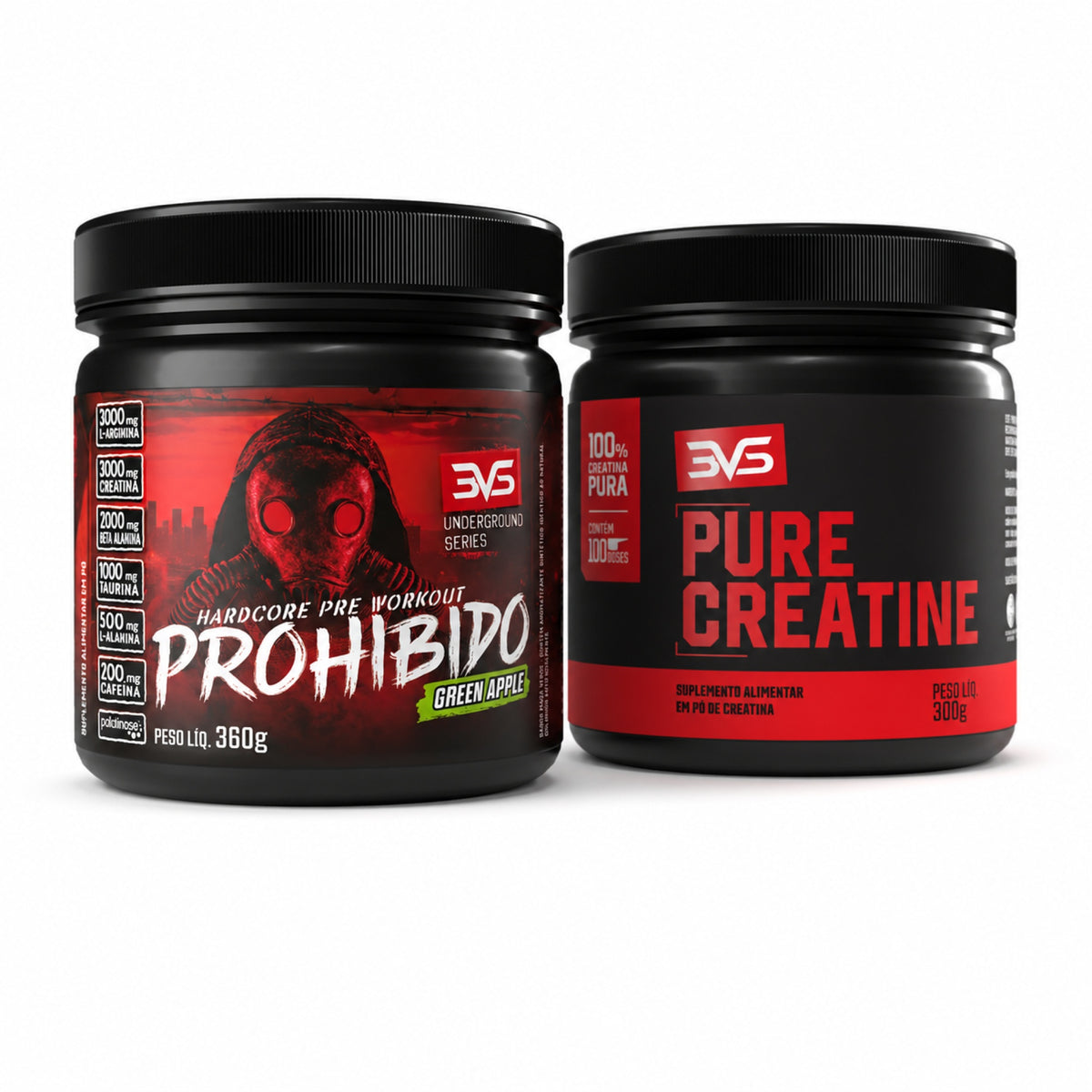 Kit Prohibido Green Apple + Creatina Pure 300g — cena ChatGPT (Albert)