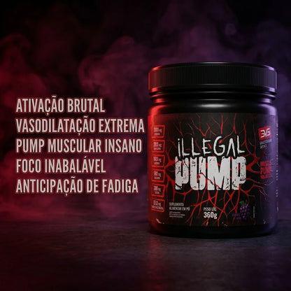 Illegal Pump (360g) - Pré-Treino Vasodilatador Brutal | 3VS Nutrition — imagem 5