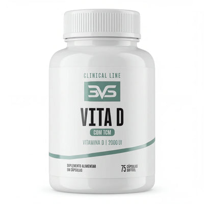 Vitamina D 2000UI com TCM 75 Cápsulas Softgel