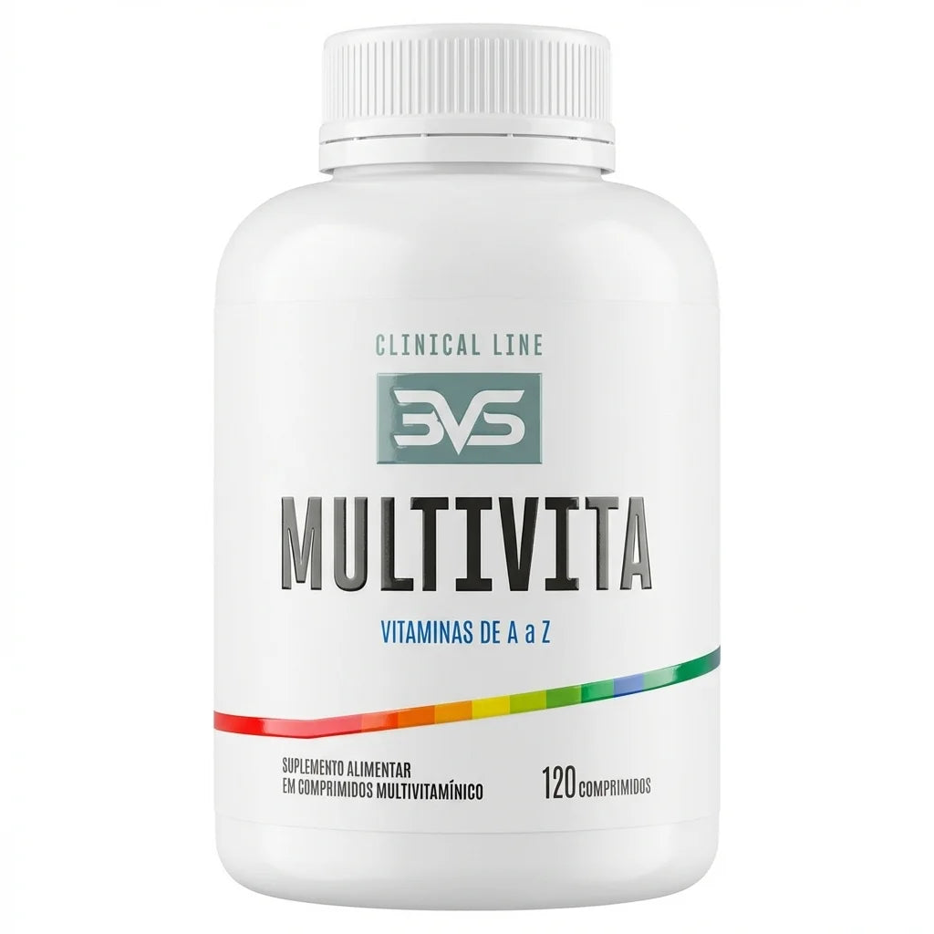 Multivita Vitaminas de A a Z - 120 Comprimidos | 3VS Nutrition — 120 Tabs