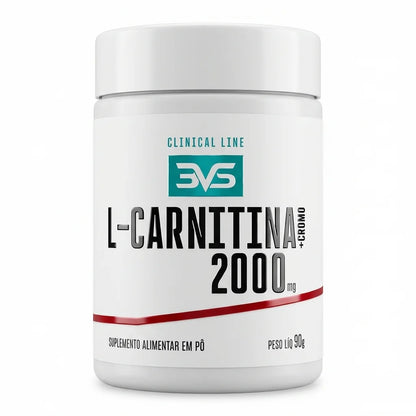 l carnitina tomar antes ou depois do treino L-Carnitina 2000mg com Cromo em Pó 90g