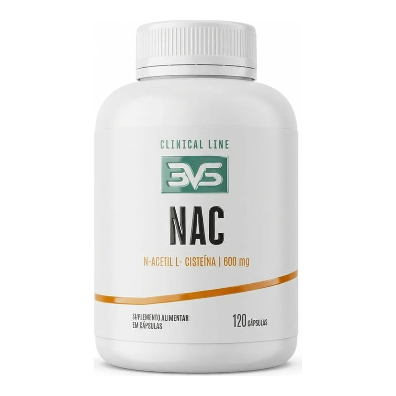 NAC (N-Acetil L-Cisteína) 600mg - 60 Cápsulas | 3VS Nutrition