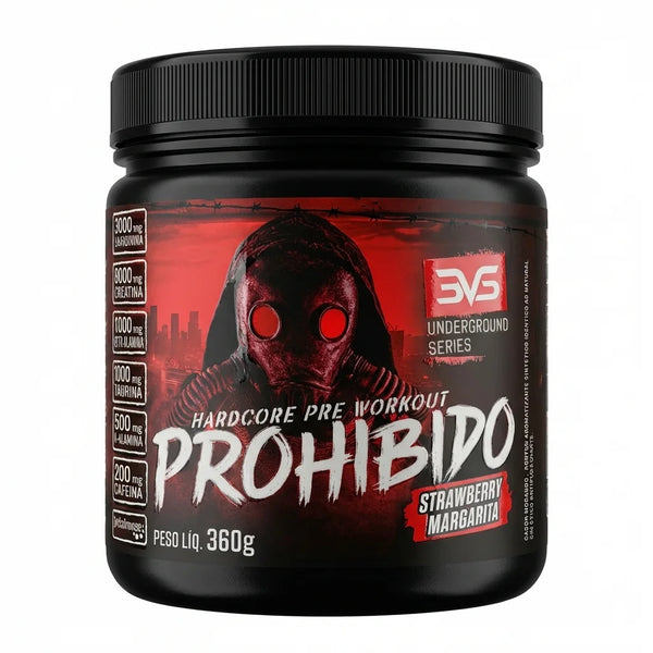 Pré-Treino Prohibido Hardcore | 3VS Nutrition