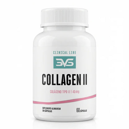 Colágeno Tipo II 40mg (Não Desnaturado) - 60 Cápsulas | 3VS Nutrition — 60 caps