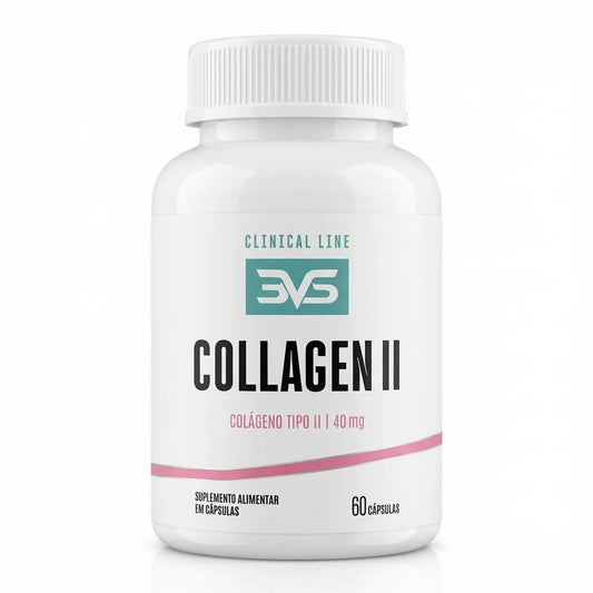 Colágeno Tipo II 40mg (Não Desnaturado) - 60 Cápsulas | 3VS Nutrition — 60 caps