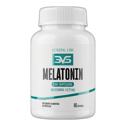 Melatonina com Triptofano 0,21mg - 60 Cápsulas | 3VS Nutrition — 3VS Nutrition