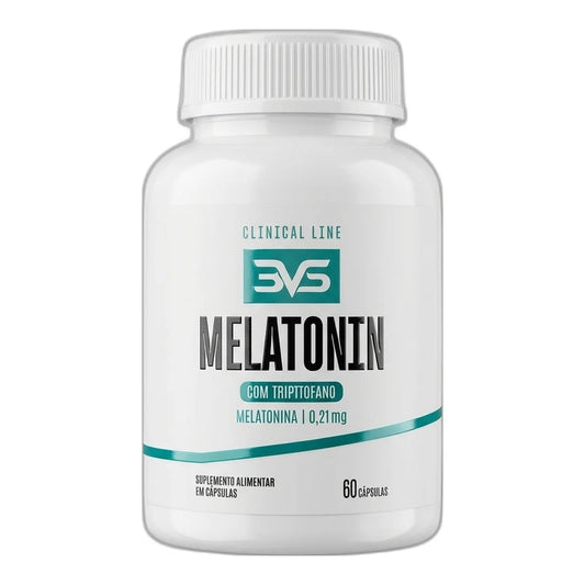 Melatonina com Triptofano 0,21mg - 60 Cápsulas | 3VS Nutrition — 3VS Nutrition