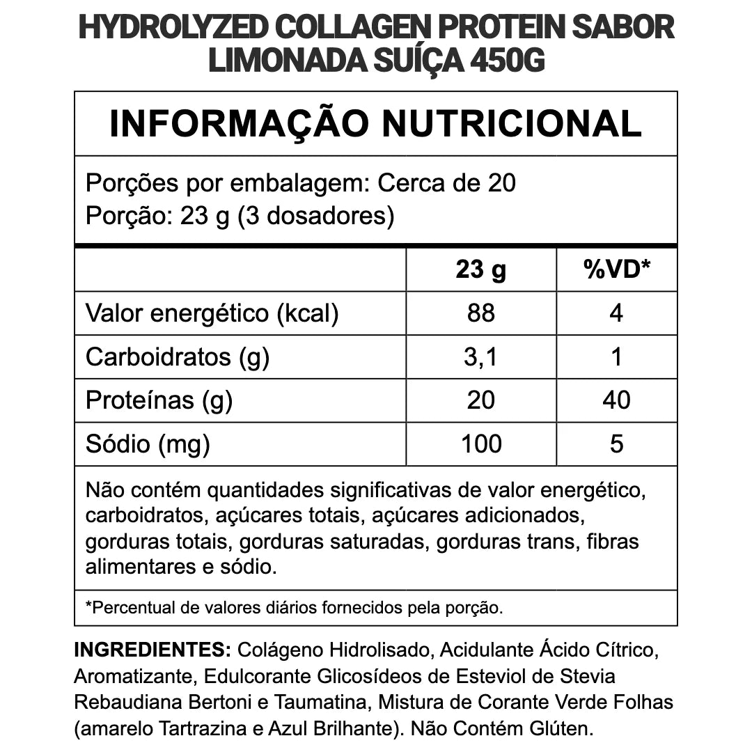 Hydrolyzed Collagen Protein (450g) | 3VS Nutrition — imagem 8
