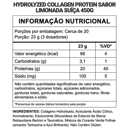 Hydrolyzed Collagen Protein (450g) | 3VS Nutrition — imagem 8