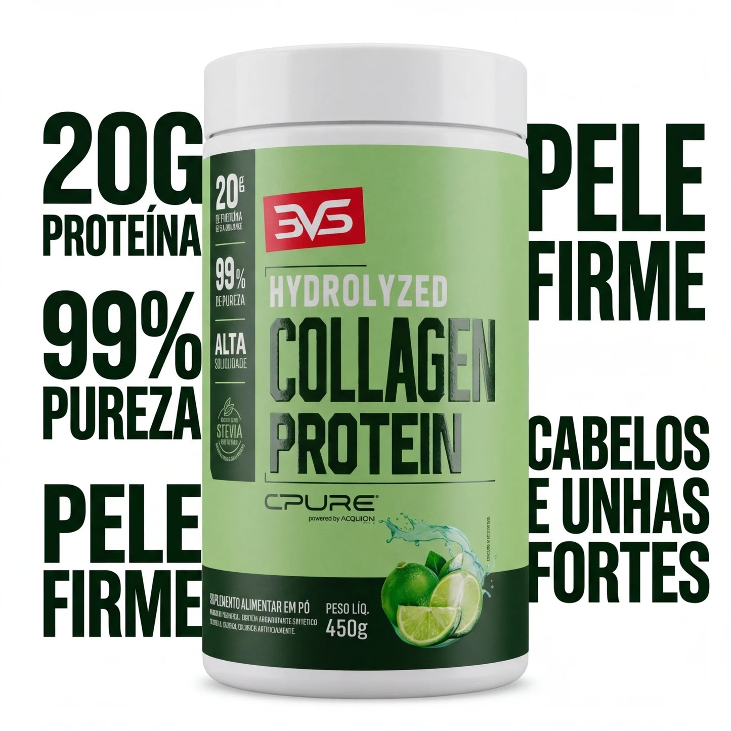 Hydrolyzed Collagen Protein (450g) | 3VS Nutrition — imagem 9