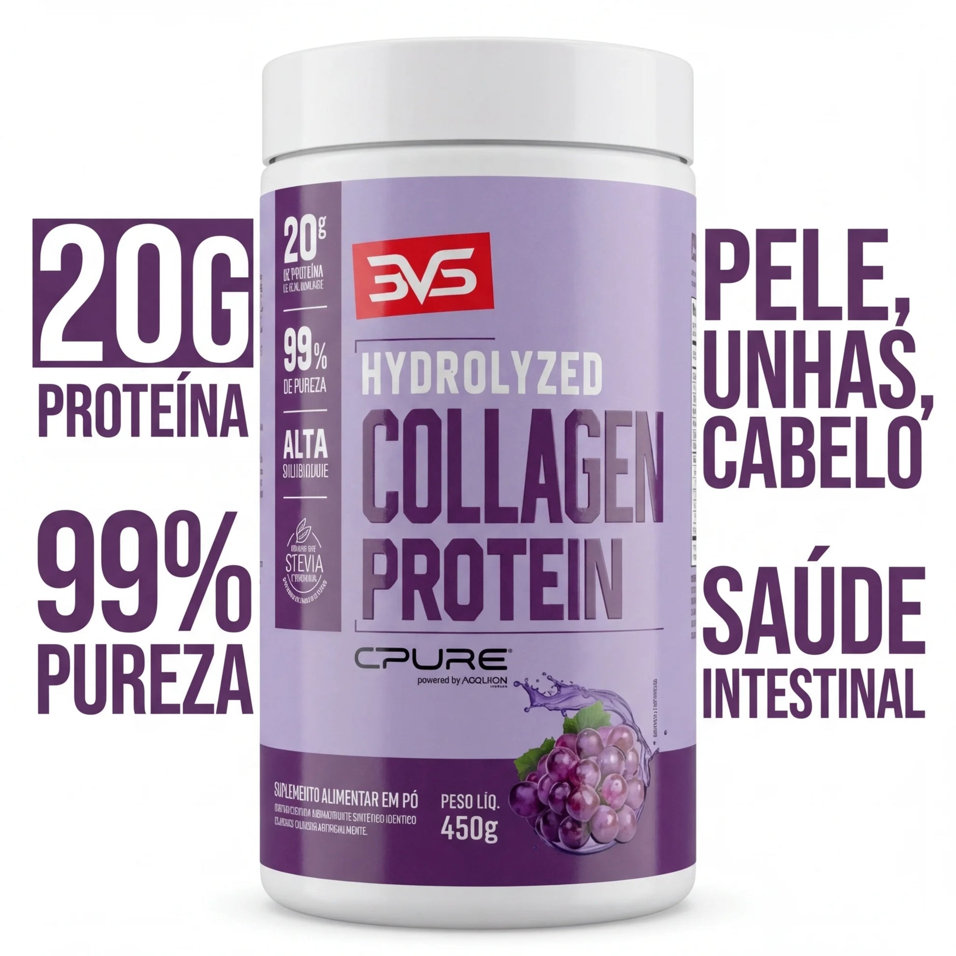 Hydrolyzed Collagen Protein (450g) | 3VS Nutrition — imagem 21