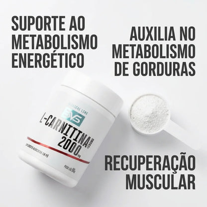 L-Carnitina 2000 + Cromo - 90g em Pó | 3VS Nutrition — imagem 3