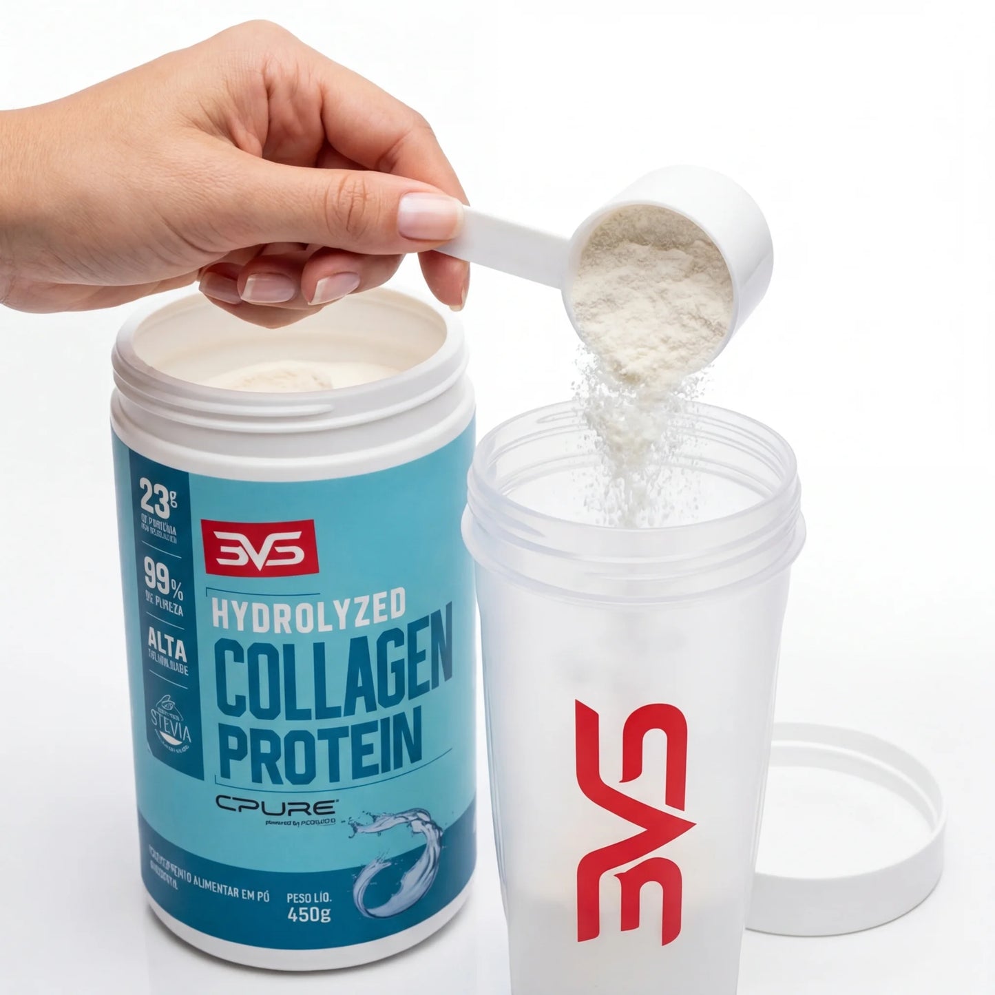 Hydrolyzed Collagen Protein (450g) | 3VS Nutrition — imagem 4