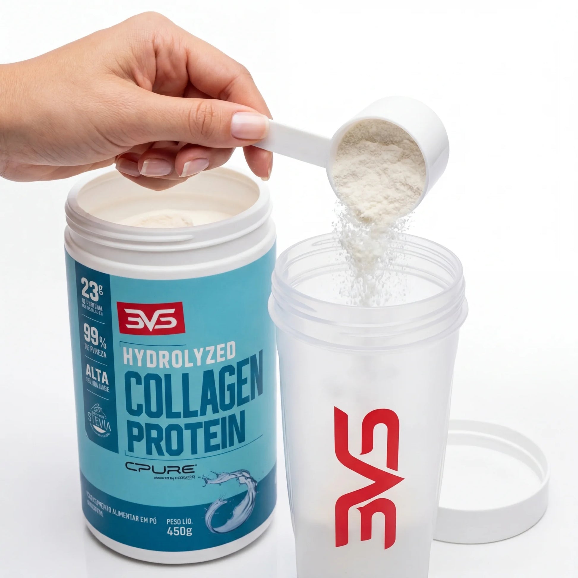 Hydrolyzed Collagen Protein (450g) | 3VS Nutrition — imagem 4