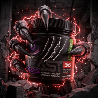 Pré-Treino Beast Kaos - 300g | 3VS Nutrition — imagem 4