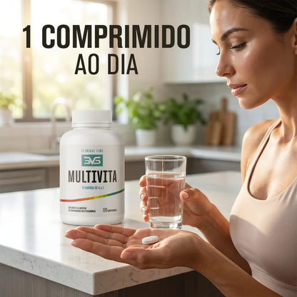 Multivita Vitaminas de A a Z - 120 Comprimidos | 3VS Nutrition — imagem 4