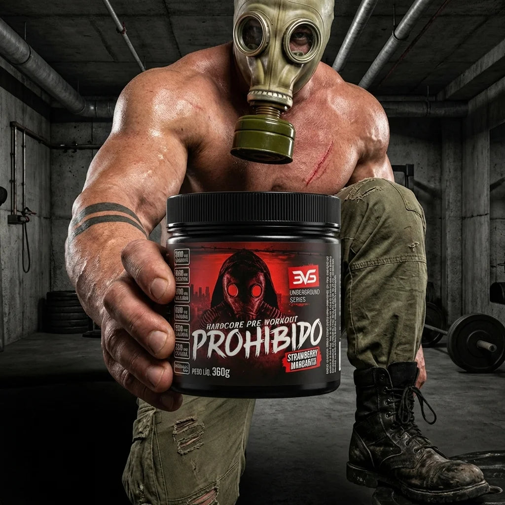 Pré-Treino Prohibido Hardcore - 360g | 3VS Nutrition — imagem 4