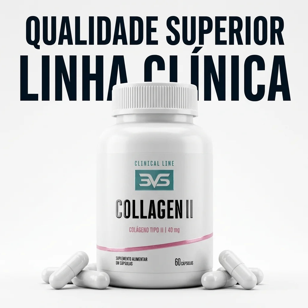 Colágeno Tipo II 40mg (Não Desnaturado) - 60 Cápsulas | 3VS Nutrition — imagem 5