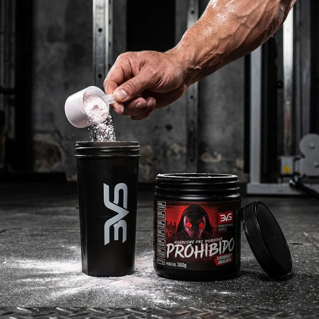 Pré-Treino Prohibido Hardcore - 360g | 3VS Nutrition — imagem 5