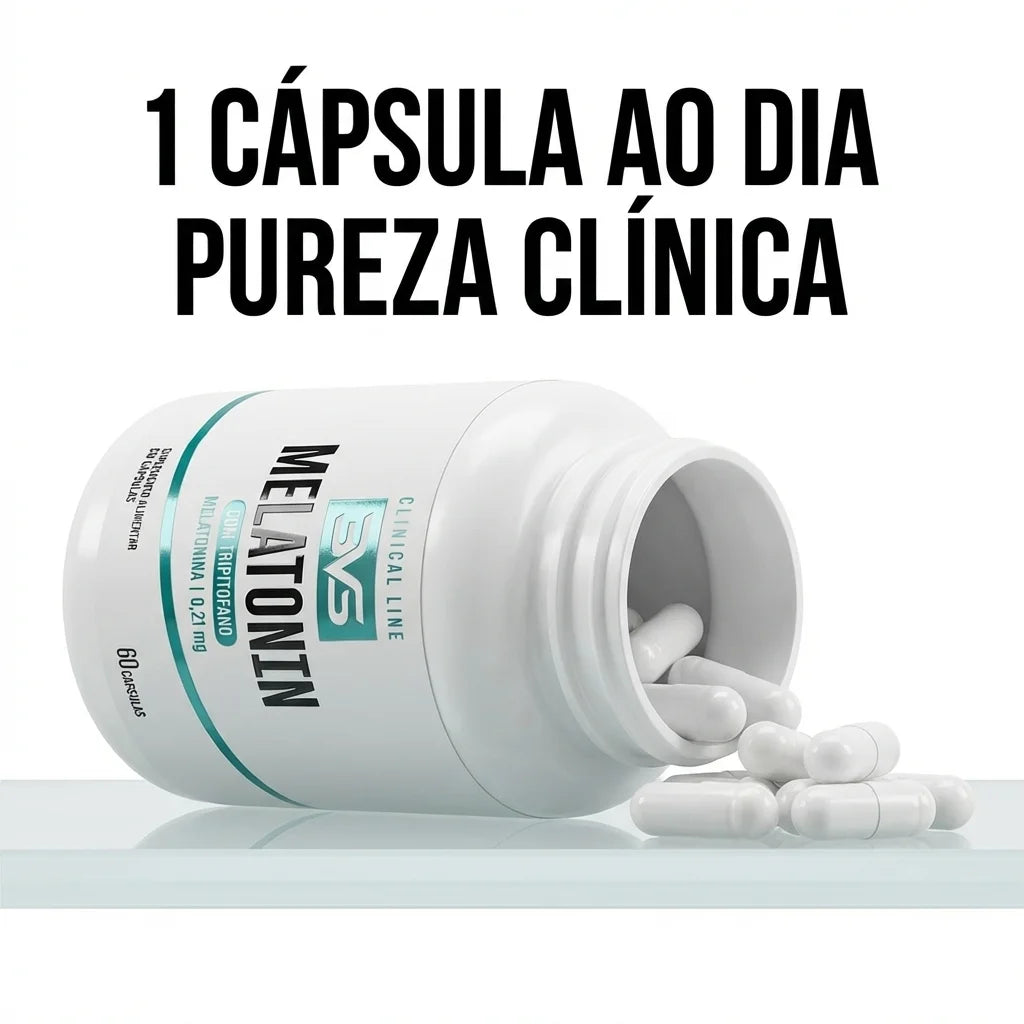 Melatonina com Triptofano 0,21mg - 60 Cápsulas | 3VS Nutrition — imagem 5
