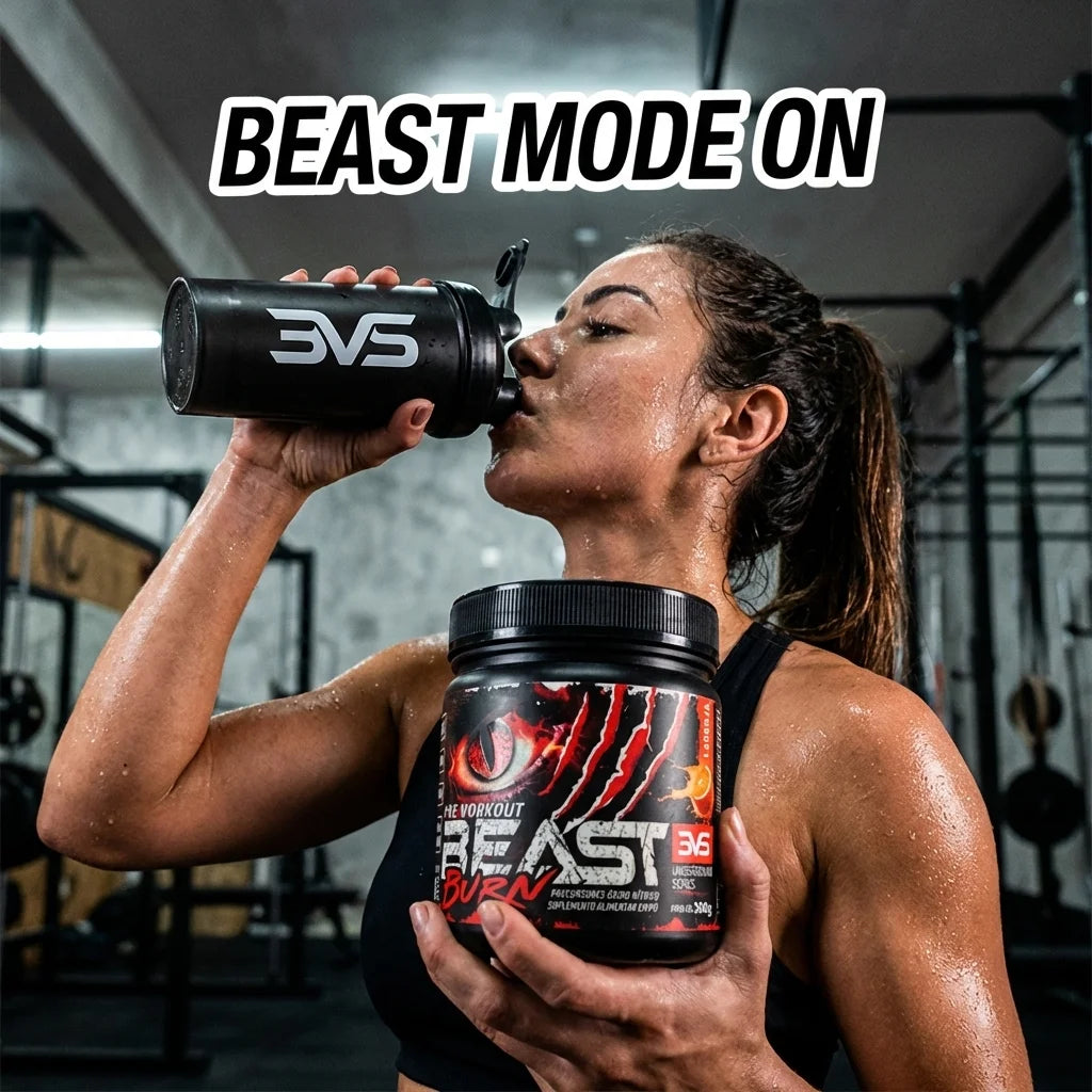 Pré-Treino Beast Burn Laranja 300g - 50 Doses | 3VS Nutrition — imagem 6
