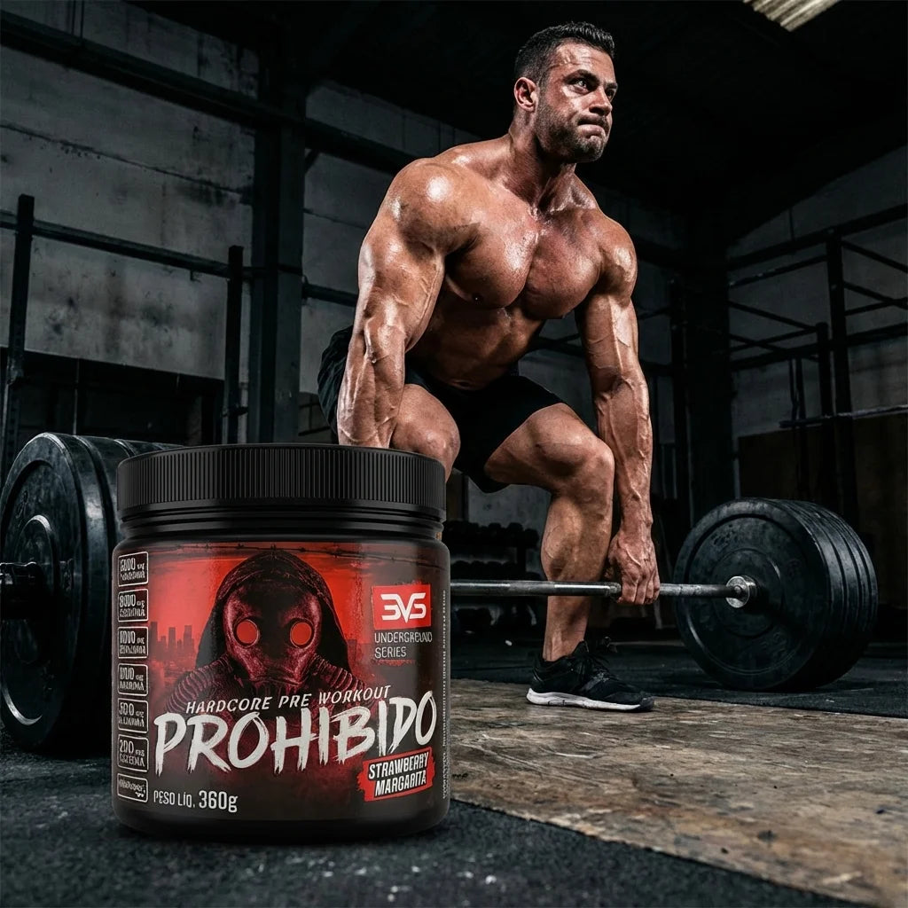Pré-Treino Prohibido Hardcore - 360g | 3VS Nutrition — imagem 6