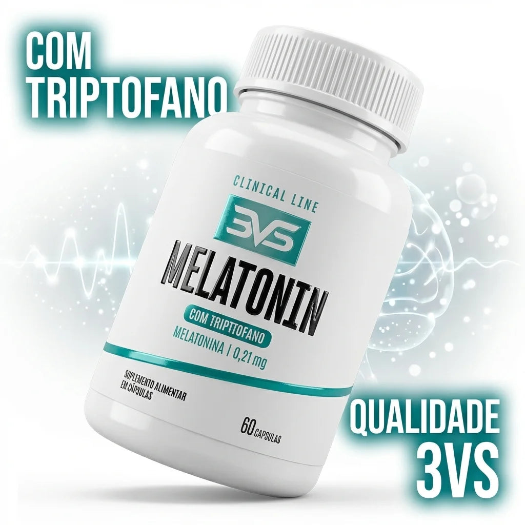 Melatonina com Triptofano 0,21mg - 60 Cápsulas | 3VS Nutrition — imagem 6