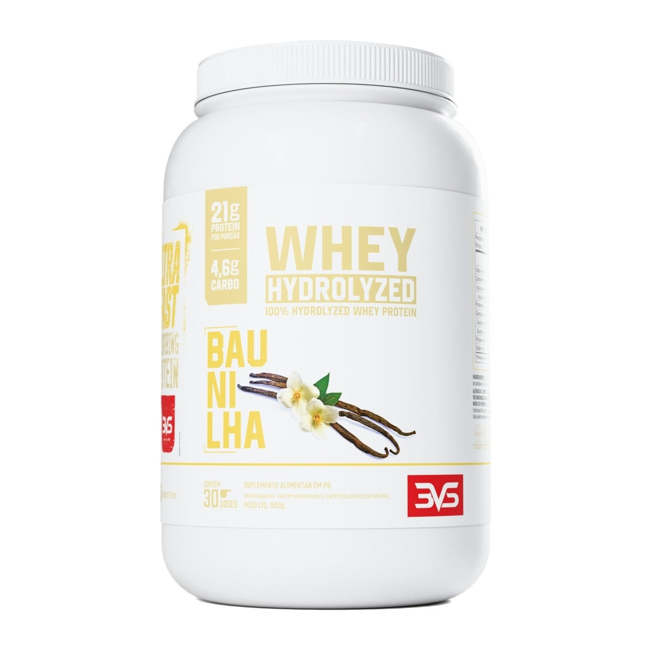 Whey Hidrolisada 900g sabor Baunilha — 3VS Nutrition