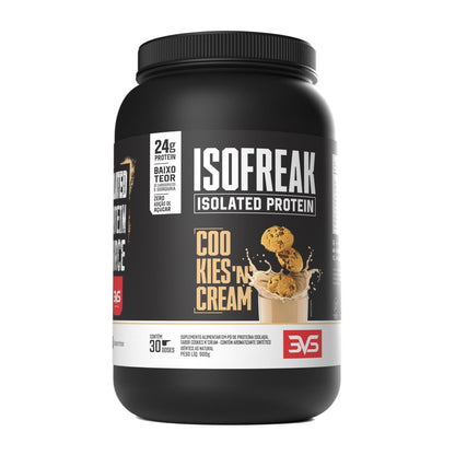 Isofreak Proteína Isolada 900g sabor Cookies — 3VS Nutrition