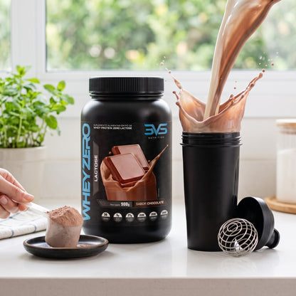 Modo de preparo Whey Zero Lactose Chocolate 3VS — dose de 30g no shaker