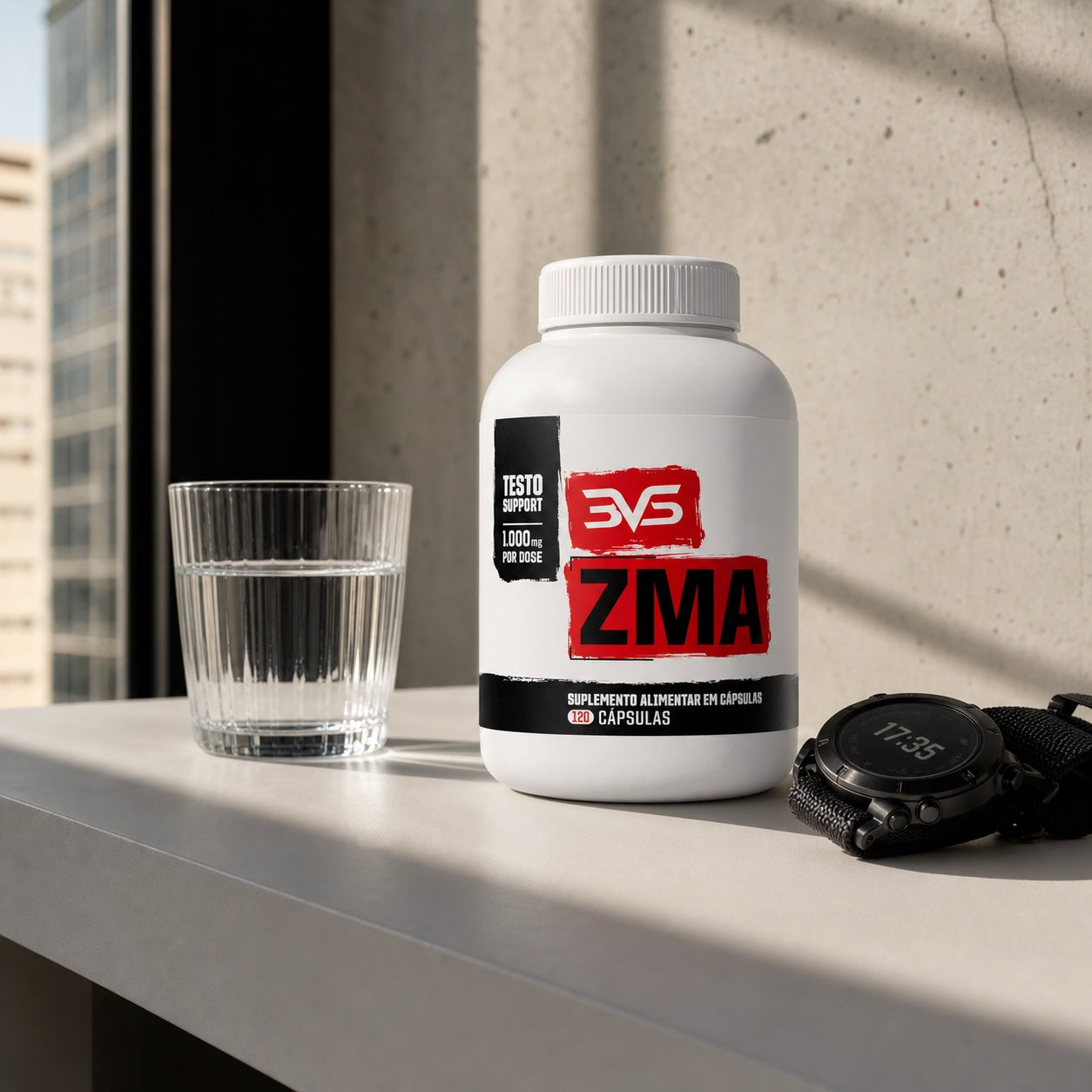 ZMA 3VS — rotina diária com água