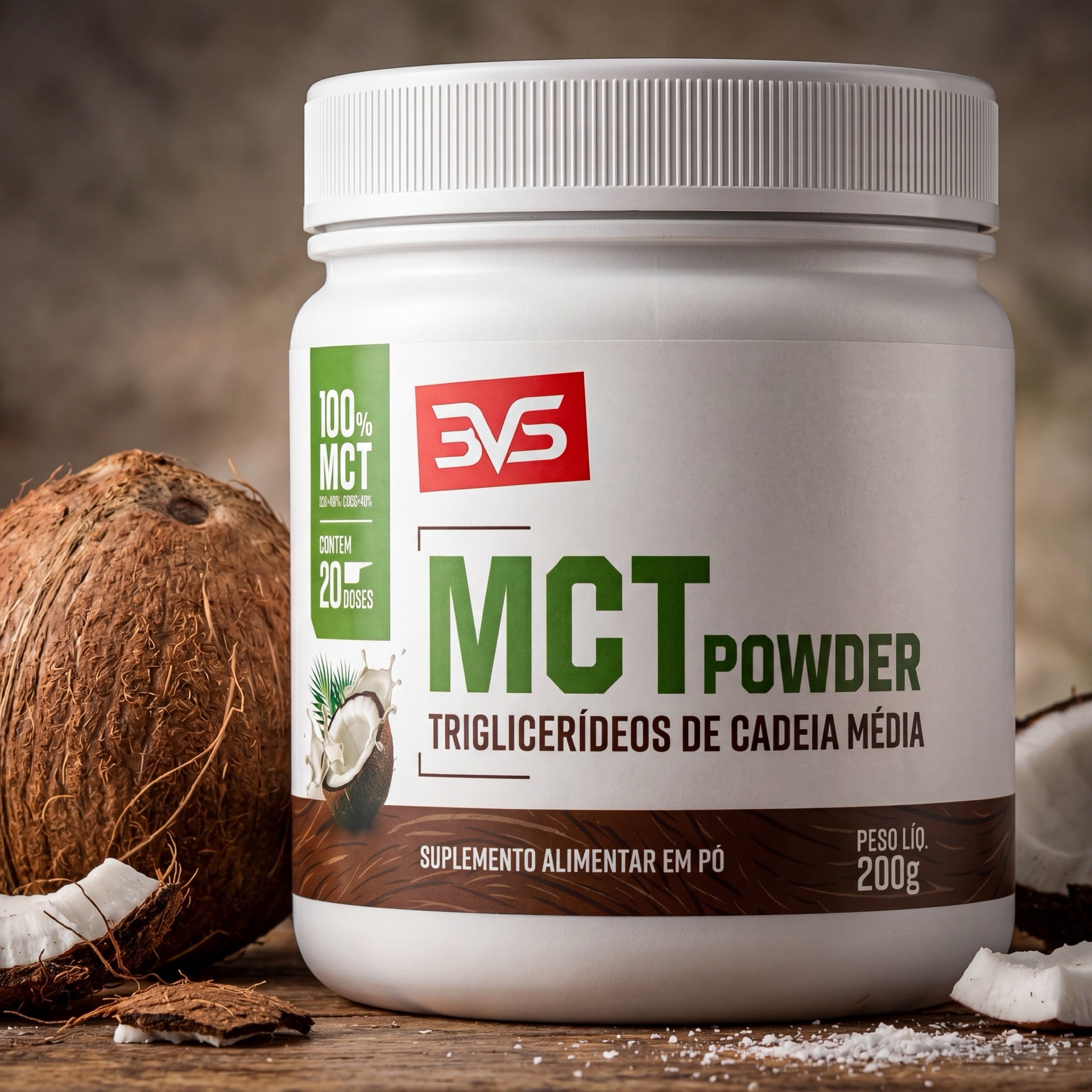 Óleo MCT 3VS · 200ml · triglicerídeos de cadeia média · notificação Anvisa · lote rastreável