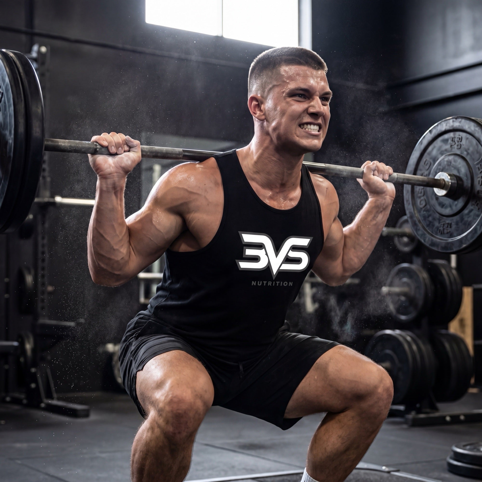 Atleta em execução — Beast Mode